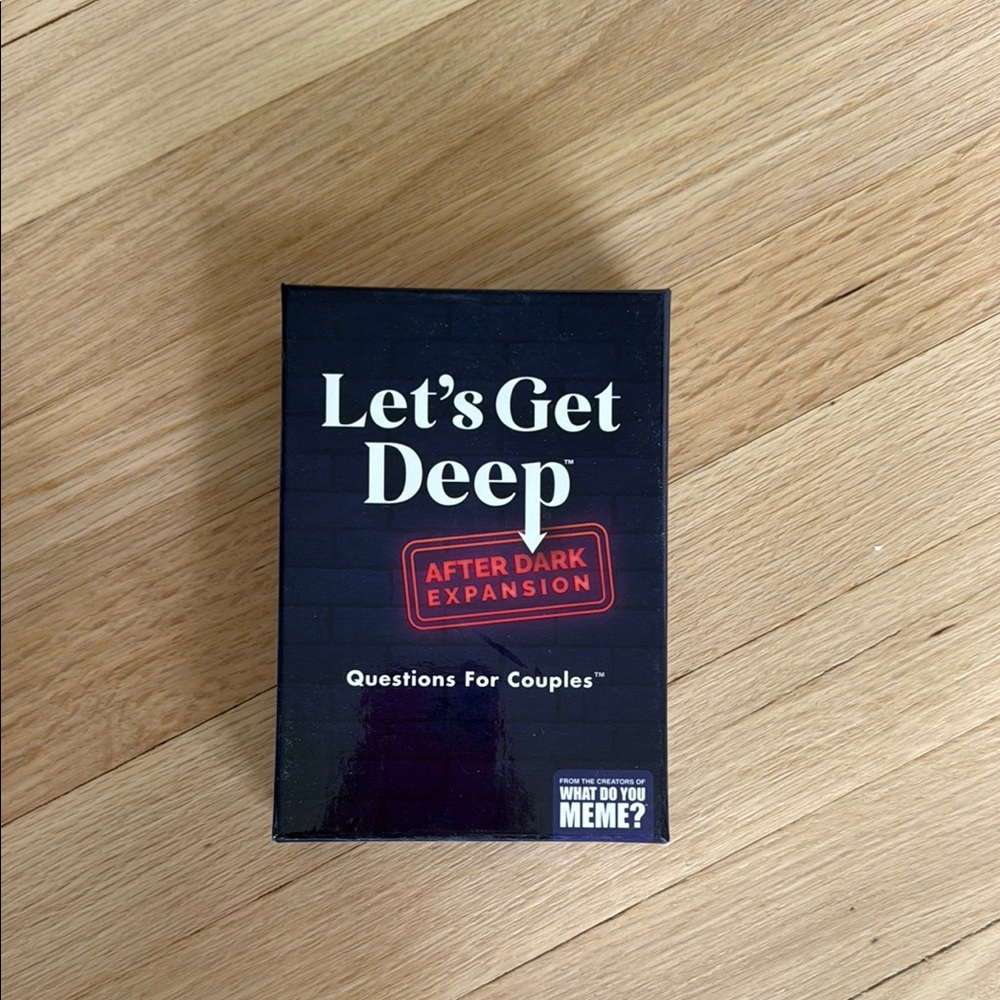 Let's Get Deep After Dark Expansion Card Game